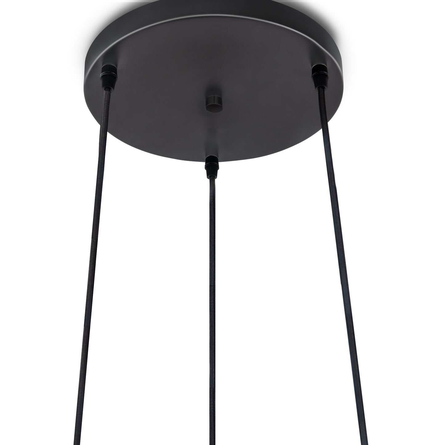 YANSUN 3-Light Black Island Pendant Light with Crystal Shades, Metal Frame, E26 Base, Modern Kitchen Lighting Fixture