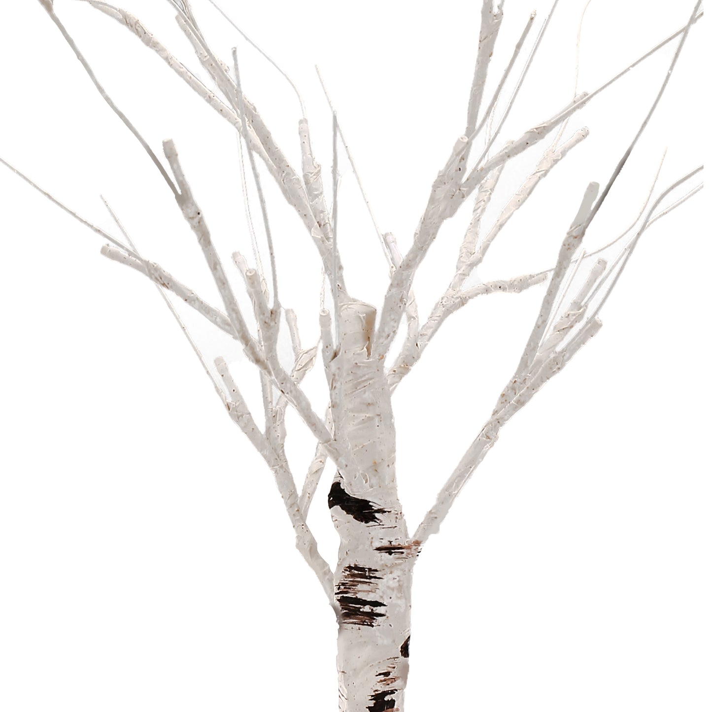 YANSUN 17.7in LED Birch Tree Light Warm White Tabletop Decorative Tree Lamp with Square Base for Bedroom Holiday Décor