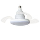 YANSUN 16 Inch Ceiling Fan Light with Retractable Blades Remote and APP Control E26/E27 Dimmable LED 3000K-6500K