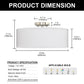 YANSUN 16 in. 2-Light Drum White Semi Flush Mount Ceiling Light with Fabric and Acrylic Shade for Living Room, Hallway, Bedroom