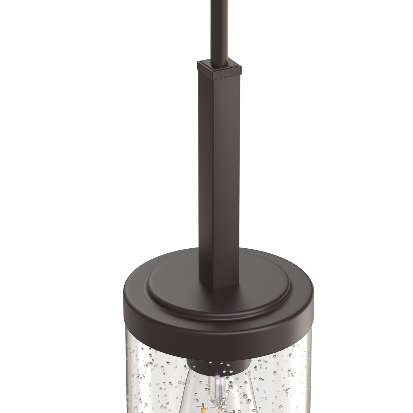 YANSUN 2-Pack Farmhouse Pendant Lights with Wood Grain and Glass Shade 120?¡§¡é180mm E26 Bulb Not Included