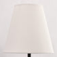 8 in. 1-Light Black Wall Sconce, Rechargeable Wall Sconce with Detachable Bulbs and Fabric Shade for Living Room(2-Pack??¡ìo?