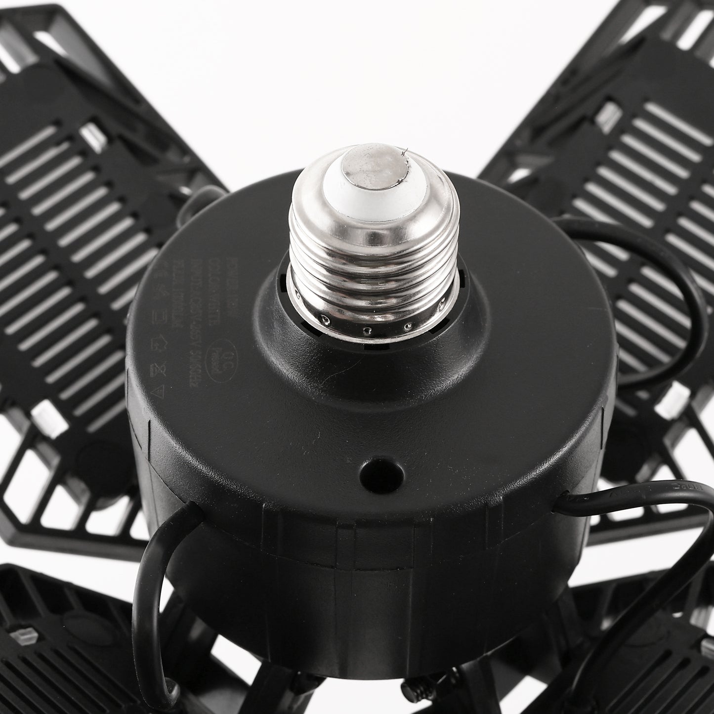 Ultra Bright Garage LED Light ??¡§?C 60W, Adjustable 4-Leaf Panels, 6500K Daylight, Tool-Free Install