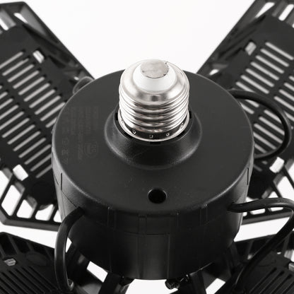 Ultra Bright Garage LED Light ??¡§?C 60W, Adjustable 4-Leaf Panels, 6500K Daylight, Tool-Free Install