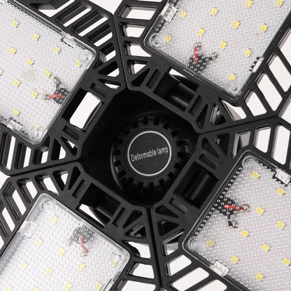 Ultra Bright Garage LED Light ??¡§?C 60W, Adjustable 4-Leaf Panels, 6500K Daylight, Tool-Free Install