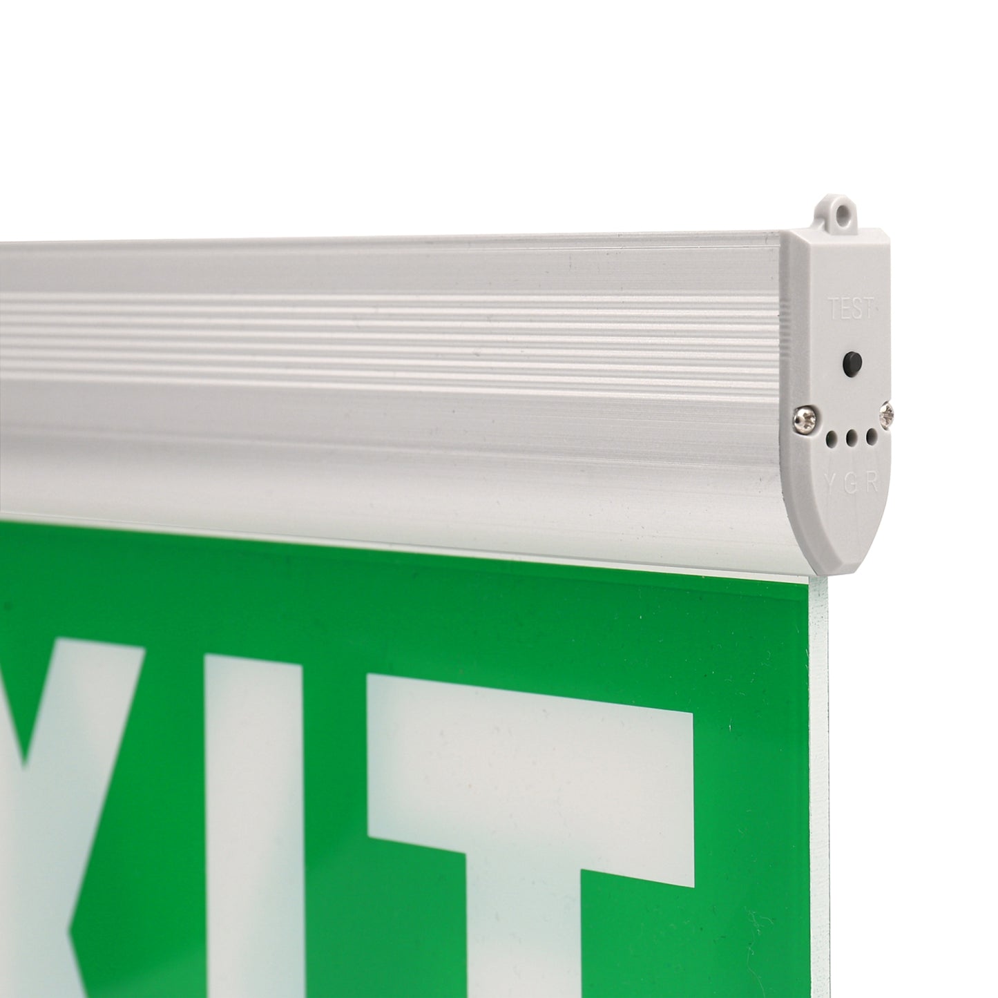 YANSUN Exit Sign with Aluminum Housing, Emergency Identification Function, Professional Safety Device for Various Settings