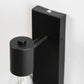 YANSUN 2.6 in. 1 Light Black Contemporary Minimalist Smart Home Wall Sconce for Bedroom Living Room with No Shade
