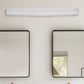 24 in. 1-Light Integrated LED Matte Black Modern Rectangle Vanity Light Bar Wall Fixture for Bathroom Mirror (2-Pack)