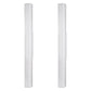 24 in. 1-Light Integrated LED Matte Black Modern Rectangle Vanity Light Bar Wall Fixture for Bathroom Mirror (2-Pack)