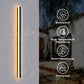 YANSUN 39.4in Outdoor LED Wall Light, IP67 Waterproof Linear Outdoor Wall Sconce, 3000K Warm Light 20W Exterior Wall Fixture 85-265V Black