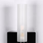 13.9in 2-Light Modern Indoor Wall Sconces with Frosted Glass perfect for bedroom, hallway, living room, bathroom, and study, Non-Integrated Light Source, G9 Socket, No Bulbs Included