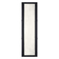 25 in. 30-Watt Black Outdoor Rectangle Hardwired Integrated LED Lantern Wall Sconce with Resin Shade 3000K Waterproof