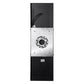 25 in. 30-Watt Black Outdoor Rectangle Hardwired Integrated LED Lantern Wall Sconce with Resin Shade 3000K Waterproof