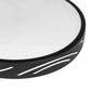 YANSUN 11. 8in Matte Black Integrated LED Flush Mount Ceiling Light with Round Plastic Shade, Dimmable 5-Level Switch for Foyer