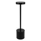 13.4 in. Black Cordless Rechargeable Integrated LED Table Lamp, Modern Portable Stepless Brightness Desk Lamps (2-Pack)