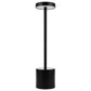 13.4 in. Black Cordless Rechargeable Integrated LED Table Lamp, Modern Portable Stepless Brightness Desk Lamps (2-Pack)