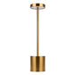 13.4 in. Gold Cordless Rechargeable Integrated LED Table Lamp, Modern Portable Stepless Brightness Desk Lamps (2-Pack)