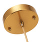 YANSUN Single-Light Pendant or Ceiling Mount Fixture with Green Shade and Copper Finish, E26 Bulb Not Included