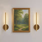 YANSUN 2-Pack 5W LED Wall Light, RGB + CW, Metal Electroplated Copper, 40cm, USB Type-C, Remote Control, APP & Timer Function