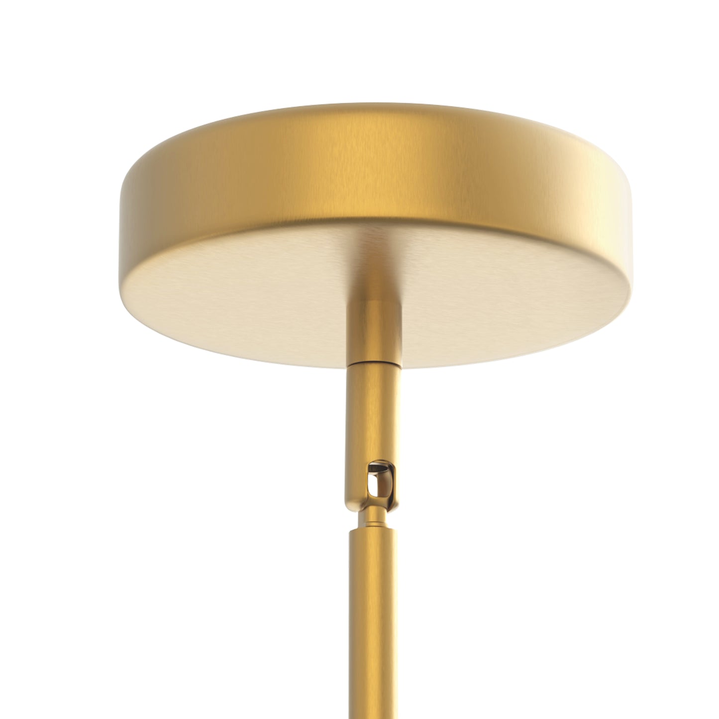 YANSUN Single-Light Cylinder Pendant with Clear Glass Shade, Brushed Copper Finish, Minimalist Design, Adjustable Hanging