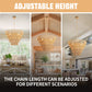 26 in. 8-Light Boho Brown Rattan Pendant, Affordable Brass E12 Chandelier
