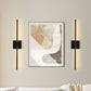 350?? Rotate Black Dimmable Wireless Integrated LED Wall Sconce with Remote, Sconce Wall Decor for Living Room(2-Pack)