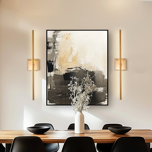 350?? Rotate Gold Dimmable Wireless Integrated LED Wall Sconce with Remote, Sconce Wall Decor for Living Room(2-Pack)