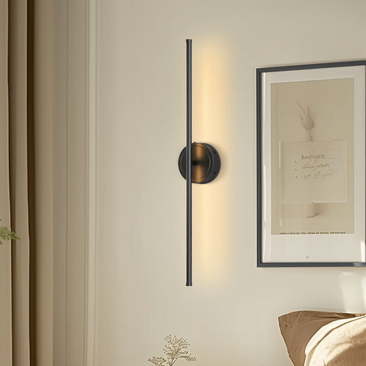350?? Rotate Black Dimmable Wireless Integrated LED Wall Sconce with Remote, Sconce Wall Decor for Living Room(2-Pack)