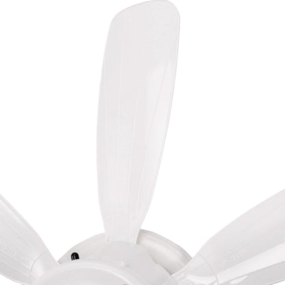 YANSUN 18.5 in 6-Blade Direct Fan Blade Ceiling Light, White, E26/E27, 100-240V