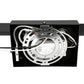 YANSUN 24-Inch Vanity Mirror Light with Frosted Acrylic Panel, Integrated LED 6000K Cool White, 1250 Lumen, Matte Black Finish