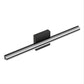 YANSUN 24-Inch Vanity Mirror Light with Center-Divided Acrylic Panel, Integrated LED 6000K Cool White, 1250 Lumen, Matte Black