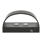 YANSUN Set of 2 Modern Indoor LED Lantern Wall Lights, Black Matte Finish, 12W, 3000K