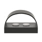 YANSUN Set of 2 Modern Curved LED Indoor Wall Lights, Matte Black Finish, 6W, 3CCT Selectable