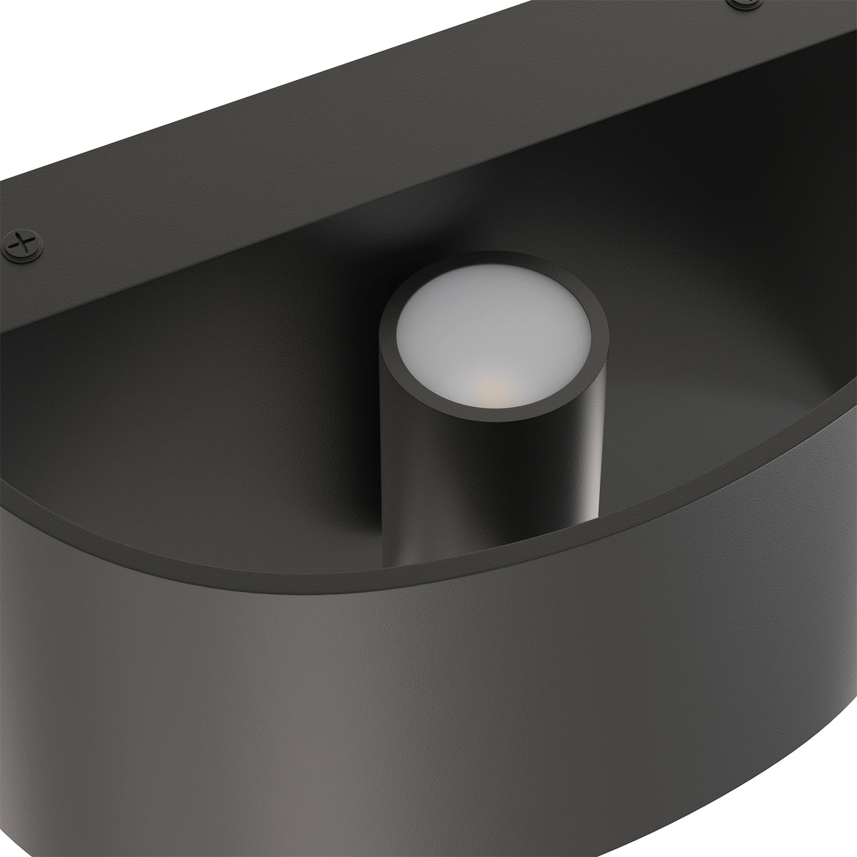 2-Pack Modern Curved LED Wall Sconce, Black Rectangular Indoor Vanity Light, 6-Watt, 3000K??¨¬C6000K Ajustable White