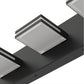 YANSUN 3-Light Vanity Mirror Light with Up/Down Lighting, Integrated LED 6300K Cool White, 754 Lumen, Matte Black Finish