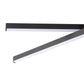 YANSUN 3-Light Black LED Modern Semi-Flush Mount Ceiling Light, 3000K Sputnik Chandelier for Kitchen, Bedroom, Hallway