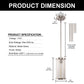 1-Light Nickel Pendant Light with Clear Glass Shade, Modern Industrial Lighting for Kitchen Island and Dining Room
