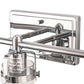 22 in. 3-Light Brushed Nickel Vanity Light for Bright, Affordable Bathroom Lighting??¡ìo?Cone Shade