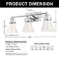 22 in. 3-Light Brushed Nickel Vanity Light for Bright, Affordable Bathroom Lighting??¡ìo?Cone Shade