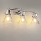22 in. 3-Light Brushed Nickel Vanity Light for Bright, Affordable Bathroom Lighting??¡ìo?Cone Shade