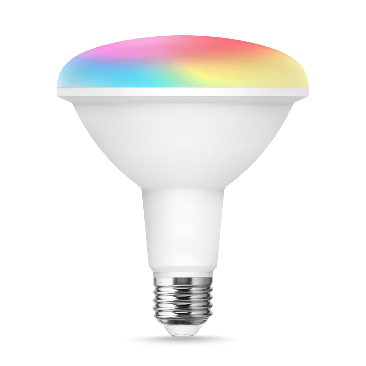YANSUN 100-Watt Equivalence BR40 LED RGB Color Changing 2700K-6000K Wi-Fi Smart Light Bulb (1-Pack)