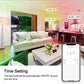 YANSUN 100-Watt Equivalence BR40 LED RGB Color Changing 2700K-6000K Wi-Fi Smart Light Bulb (1-Pack)