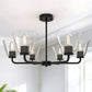 YANSUN 3-Pack Clear Glass Conical Shades for Modern Lighting Designs
