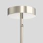 YANSUN 1-Light Nickel Pendant Light with Inverted Cone Shade and E26 Socket for Dining, Kitchen, or Entryway