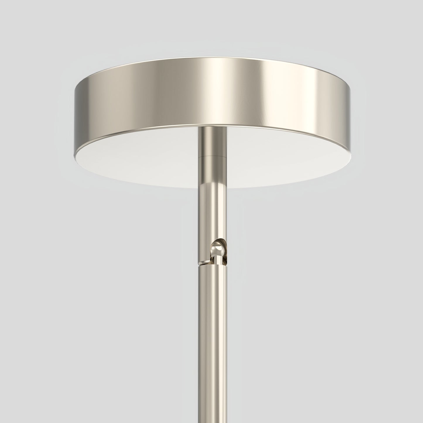 YANSUN 1-Light Nickel Pendant Light with Inverted Cone Shade and E26 Socket for Dining, Kitchen, or Entryway