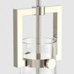 YANSUN 1-Light Nickel Pendant Light with Inverted Cone Shade and E26 Socket for Dining, Kitchen, or Entryway
