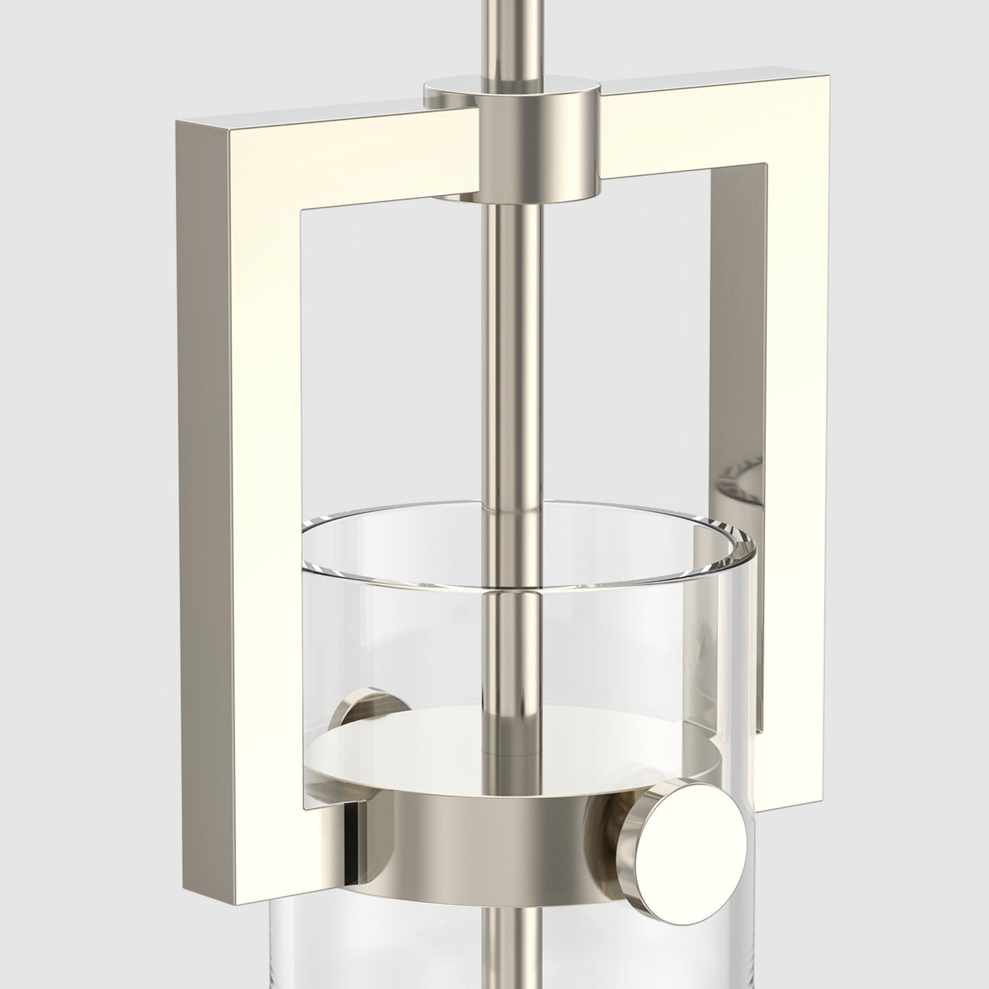 YANSUN 1-Light Nickel Pendant Light with Inverted Cone Shade and E26 Socket for Dining, Kitchen, or Entryway