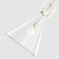 YANSUN 1-Light Nickel Pendant Light with Inverted Cone Shade and E26 Socket for Dining, Kitchen, or Entryway