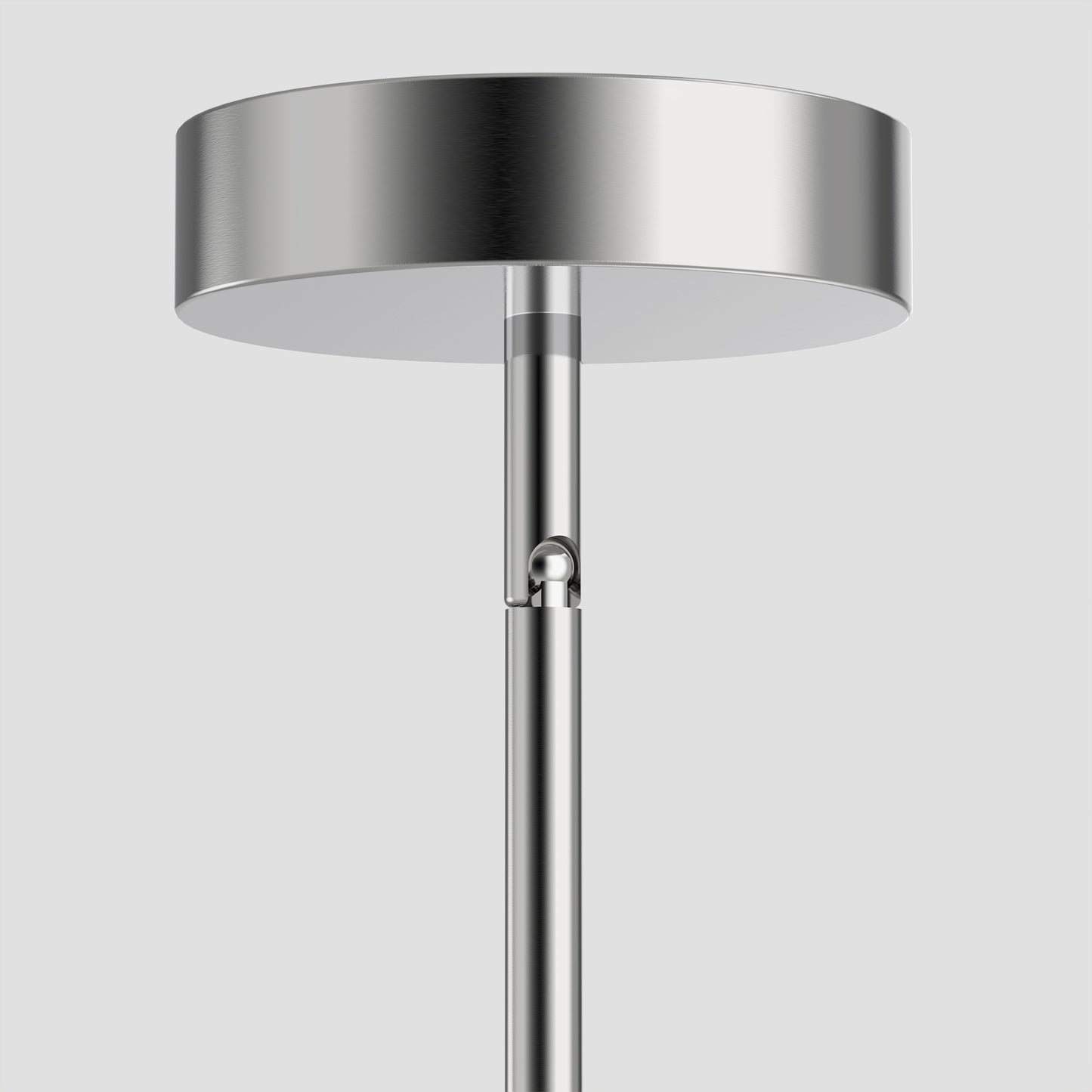 YANSUN 1-Light Nickel Pendant Light with Clear Glass Bell Shade E26 Base Mini Hanging Fixture No Light Bulb Included