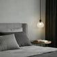 YANSUN 60 Watts 2-Pack 1-Light Matte Black Modern Pendant Light with Diamond Ripple Glass Shade and No Bulb Included